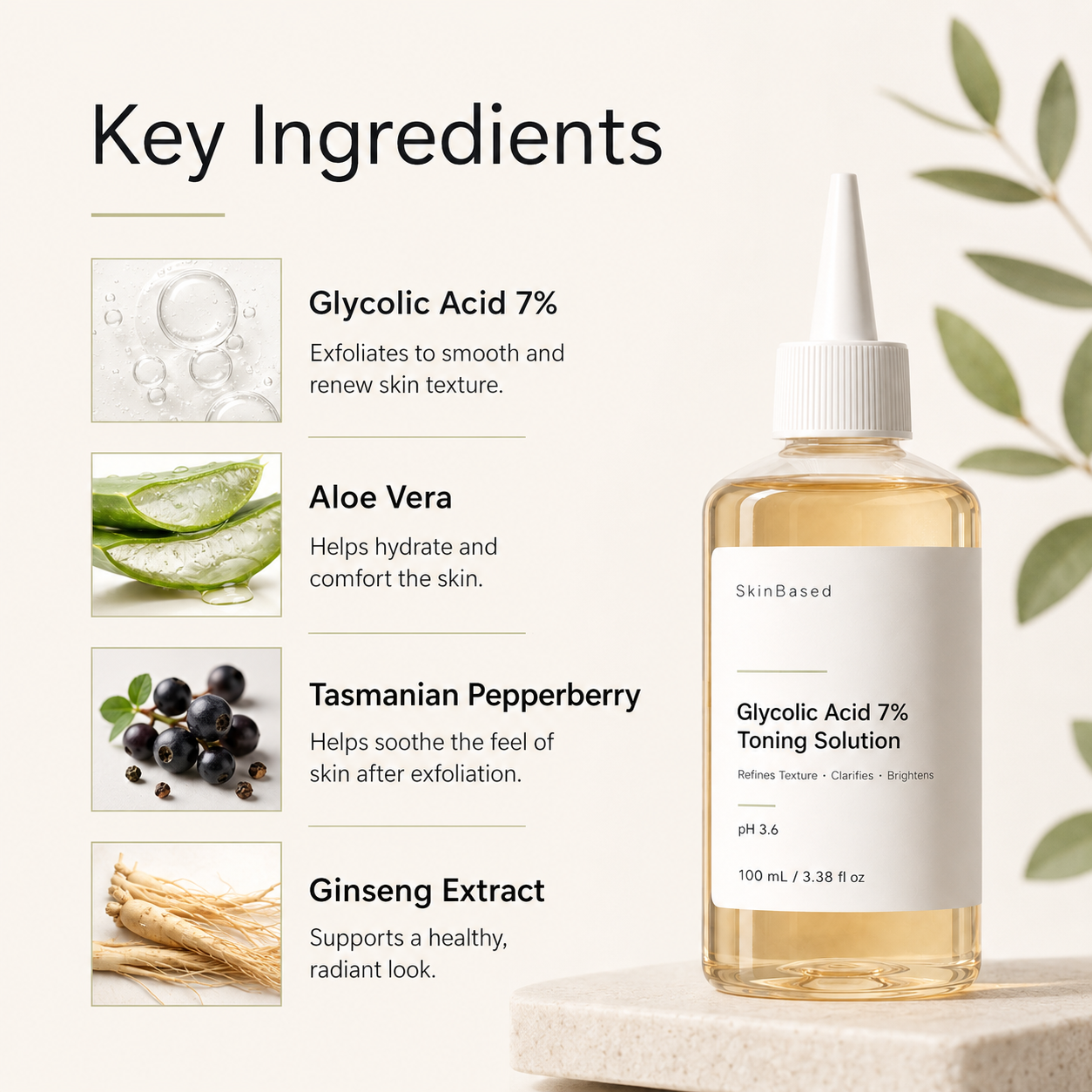 Clear & Glow Glycolic Toner